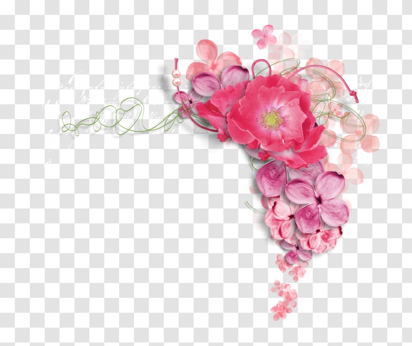 Flower Picture Frame Clip Art - Hair Accessory - Pink Peony Transparent PNG