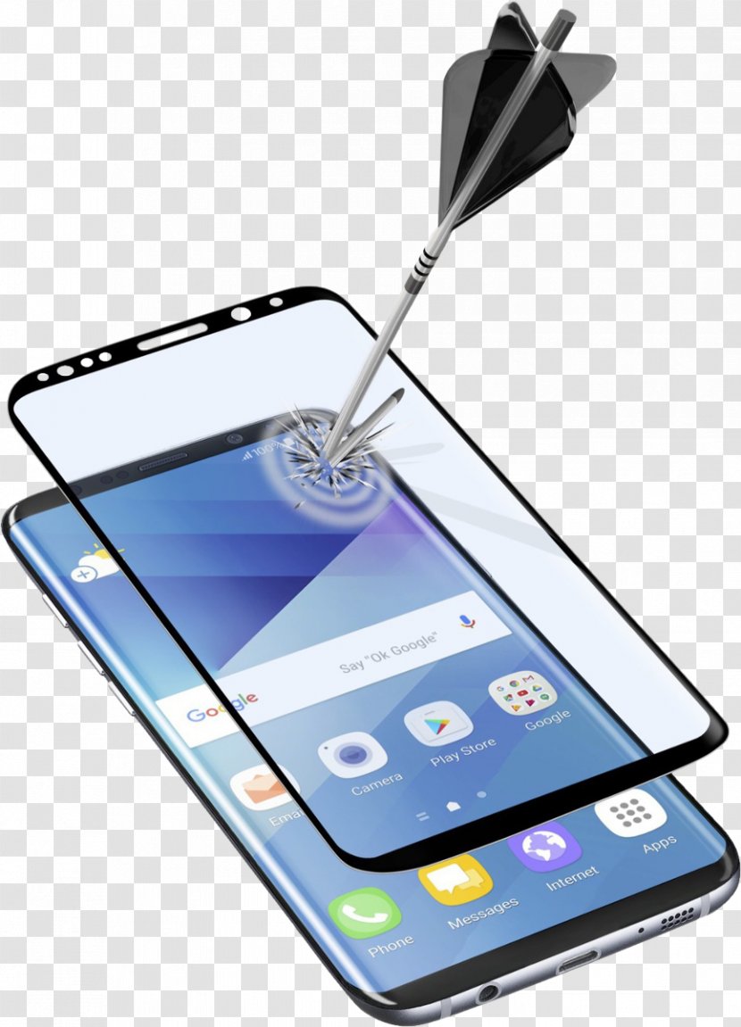 Smartphone Samsung Galaxy S8+ Screen Protectors Toughened Glass - S7 Transparent PNG