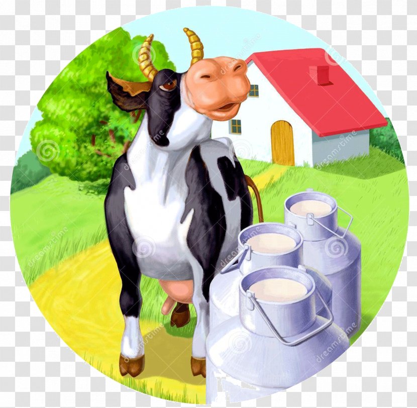 Dairy Cattle Milk Clip Art Illustration - Cow - Happy Transparent PNG