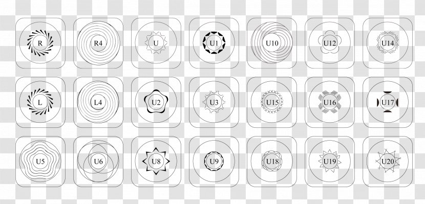 Angle Circle Pattern - Walking - Screw Transparent PNG