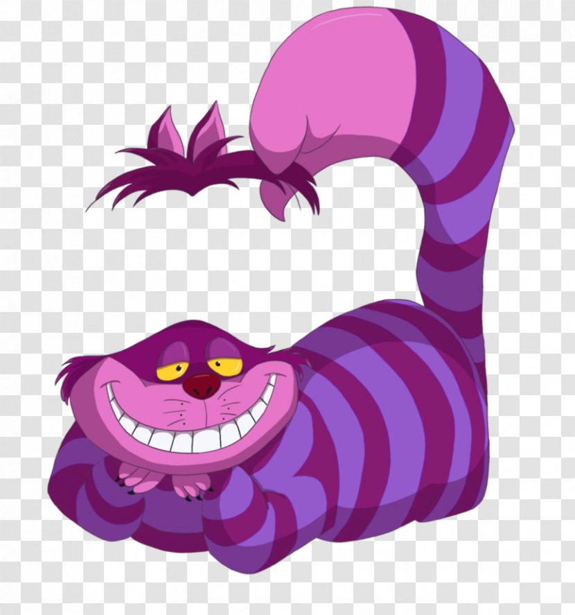 Cheshire Cat Alice's Adventures In Wonderland The Mad Hatter Clip Art - Small To Medium Sized Cats Transparent PNG