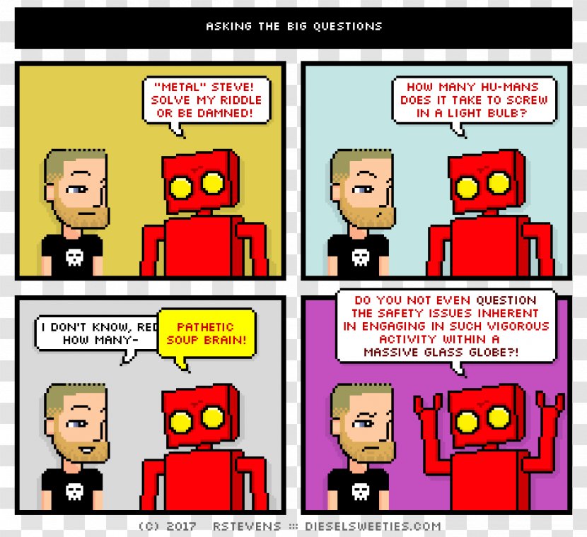 Sunday Comics Cartoon Diesel Sweeties Comic Book - Heart - Robot Transparent PNG