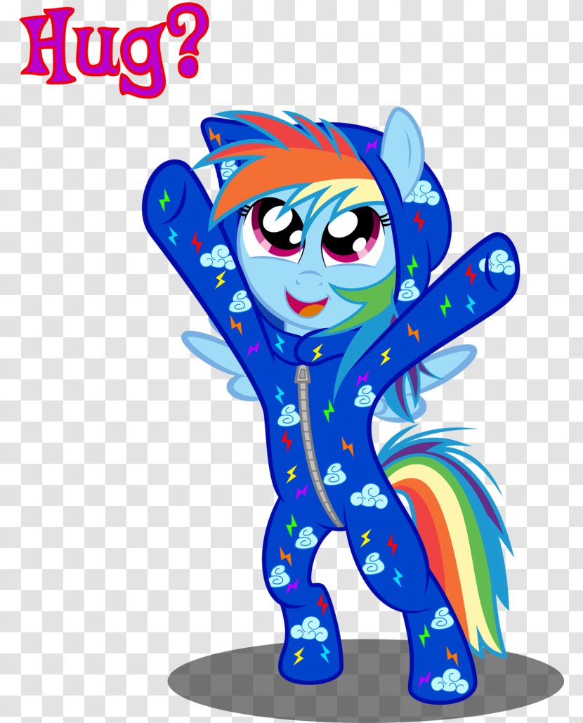 Rainbow Dash Art Drawing Hug - Mythical Creature - Heart Attack Transparent PNG