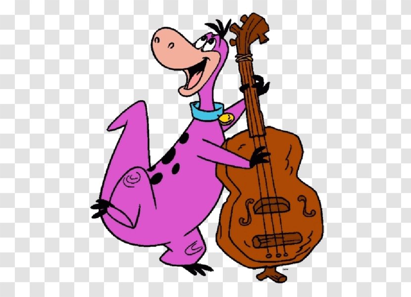 Dino Barney Rubble Fred Flintstone Wilma Pebbles Flinstone - Cello - Flintstones Characters Transparent PNG