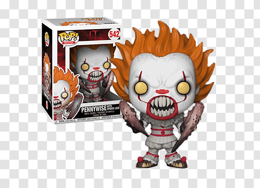 It Spider Funko Collectable Toy - Bill Skarsg%c3%a5rd - Pennywise The Clown Transparent PNG