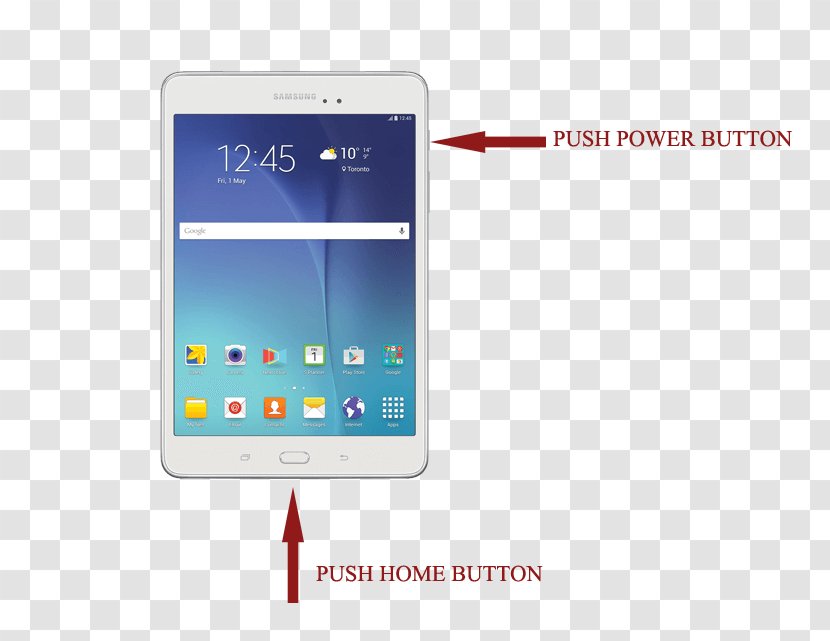 Smartphone Samsung Galaxy Tab A 9.7 Screenshot Android - Tablet Printing Transparent PNG