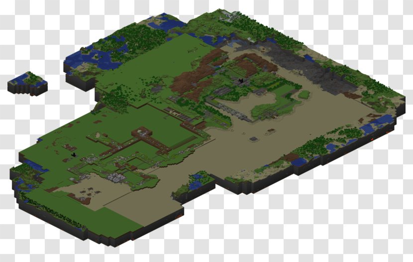 Minecraft Pokémon Map Johto Unova - Land Lot - The End Transparent PNG