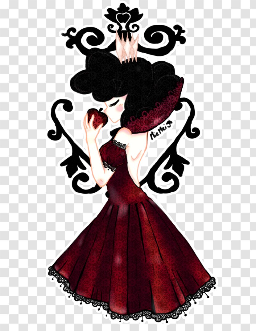Illustration Graphic Design Poster Graphics - Dress - Apple Snow White Transparent PNG