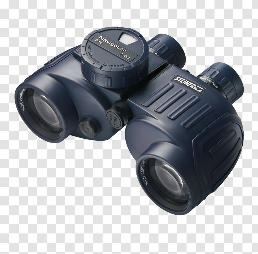 Steiner Navigator Pro 7x50 Binoculars 7x30 Compass Marine Commander Global With - Monocular - CompassBinoculars Transparent PNG