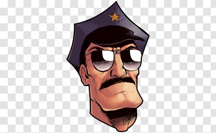 Vision Care Eyewear Facial Hair Fictional Character Illustration - Animation - Axe Cop Head Transparent PNG