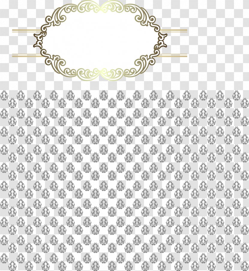 Pattern - Black And White - Vector Gold Label Transparent PNG