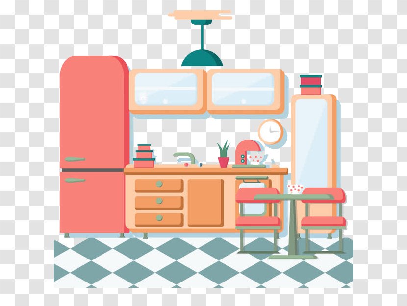 Clip Art Kitchen Illustration Vector Graphics Cooking - Cabinet - Much Room Transparent PNG