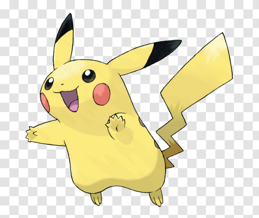 Pikachu Pokémon Gold And Silver X Y - Mammal Transparent PNG