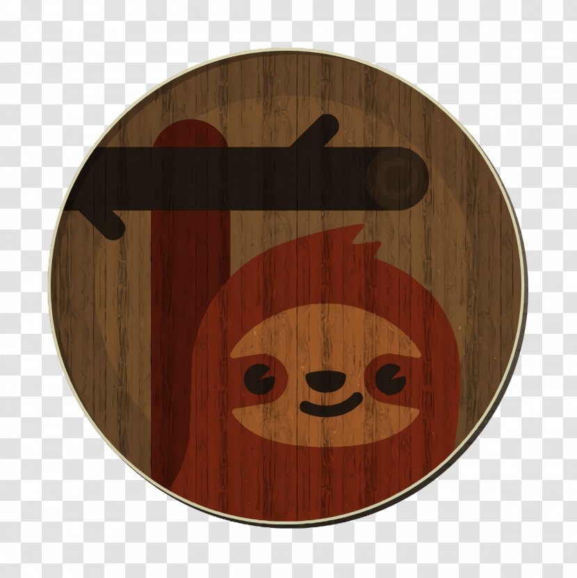 Avatar Icon Lazybones Sloth - Brown - Fictional Character Tableware Transparent PNG