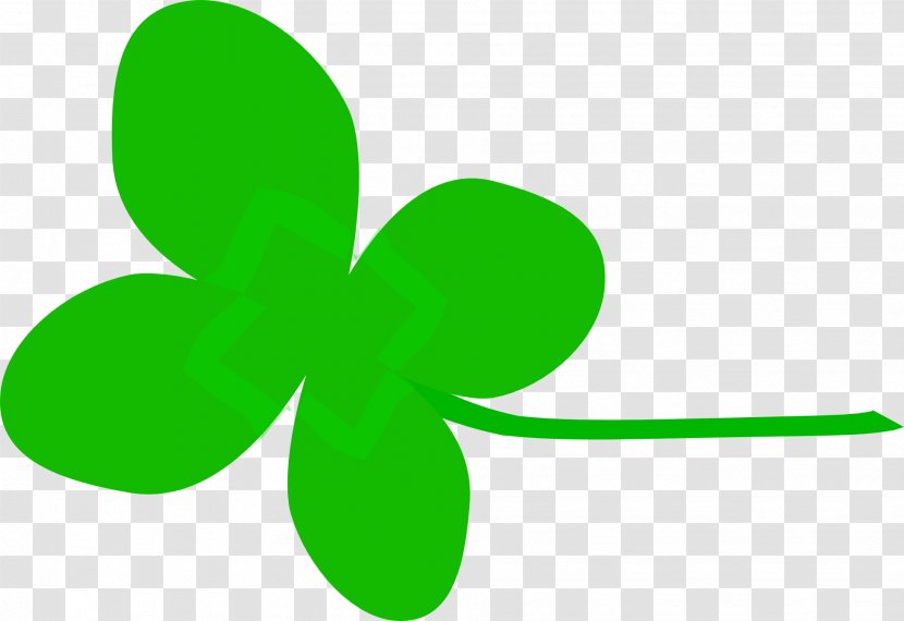 Four-leaf Clover Shamrock Clip Art - Saint Patrick S Day Transparent PNG