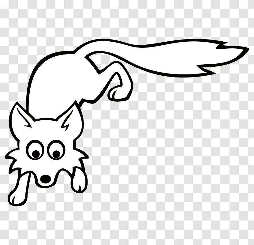 Arctic Fox Drawing Red Clip Art - Heart Transparent PNG