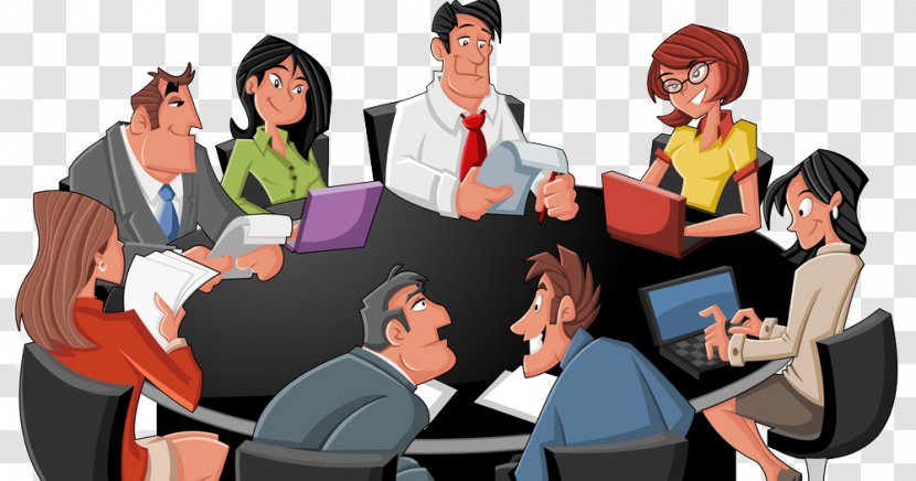 Credit Repair Software Drawing Businessperson - Can Stock Photo - Meeting Cartoon Transparent PNG