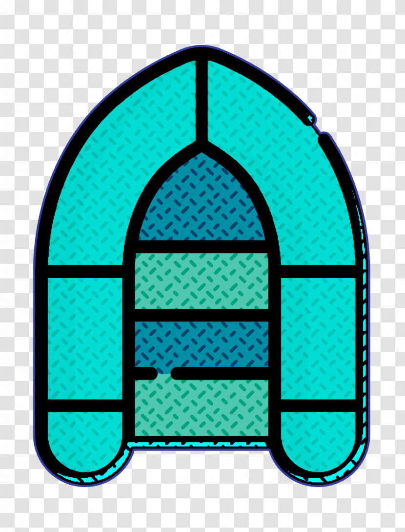Inflatable Boat Icon Summer Camp Icon Transparent PNG