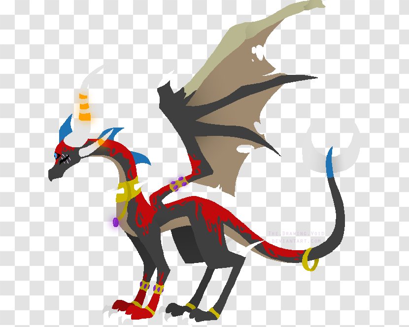 Dragon Drawing Art Dark Master - Mythical Creature Transparent PNG