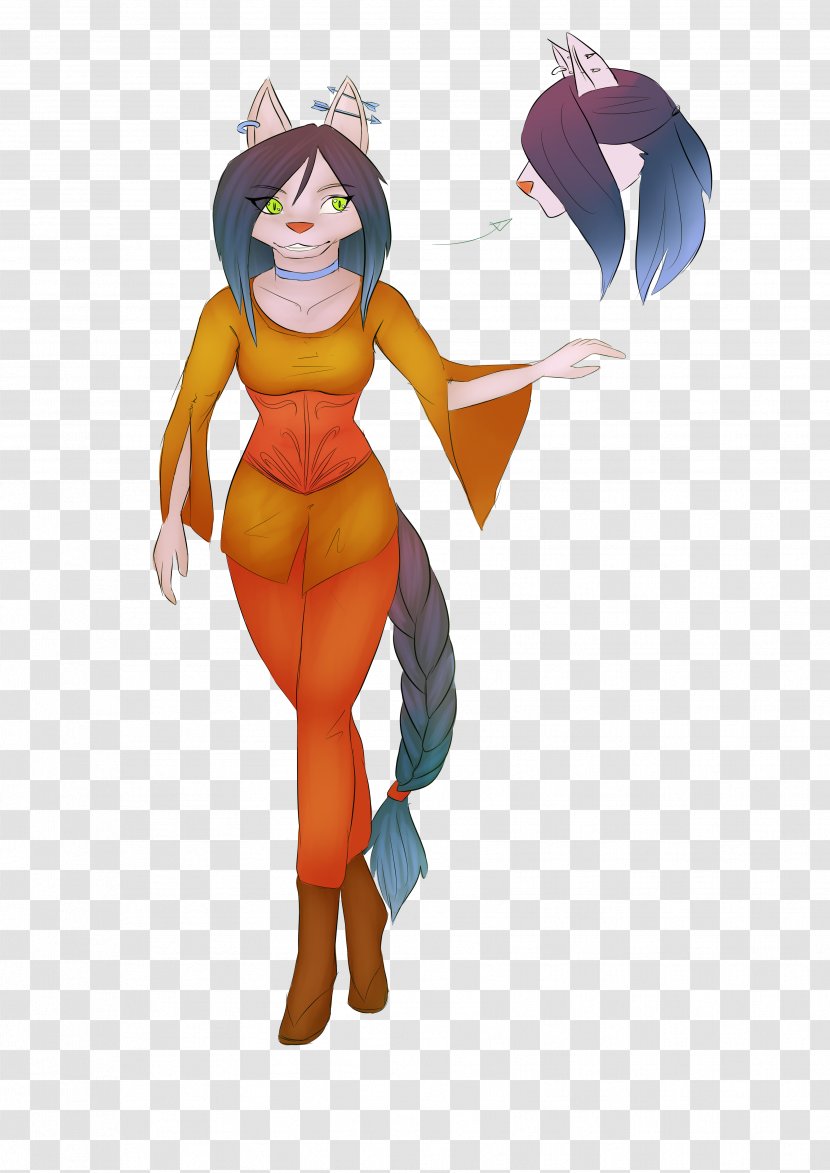Costume Design Cartoon Mascot - Lavende Transparent PNG