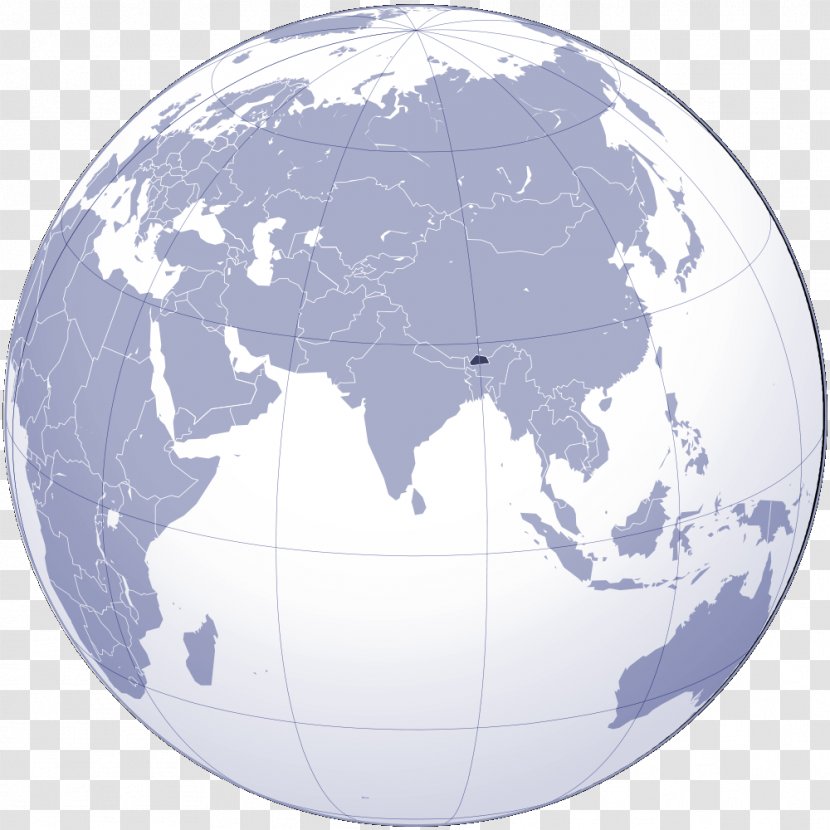 Nepal Globe World Map - Location Transparent PNG