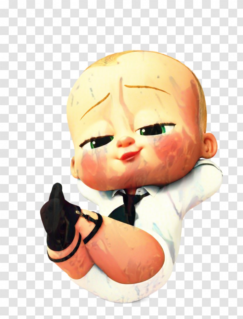 Boss Baby Background - Cheek - Doll Finger Transparent PNG