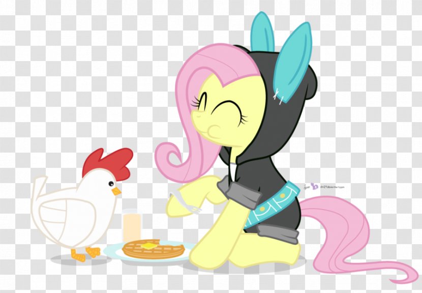 Chicken And Waffles Fluttershy Breakfast As Food - Flower Transparent PNG
