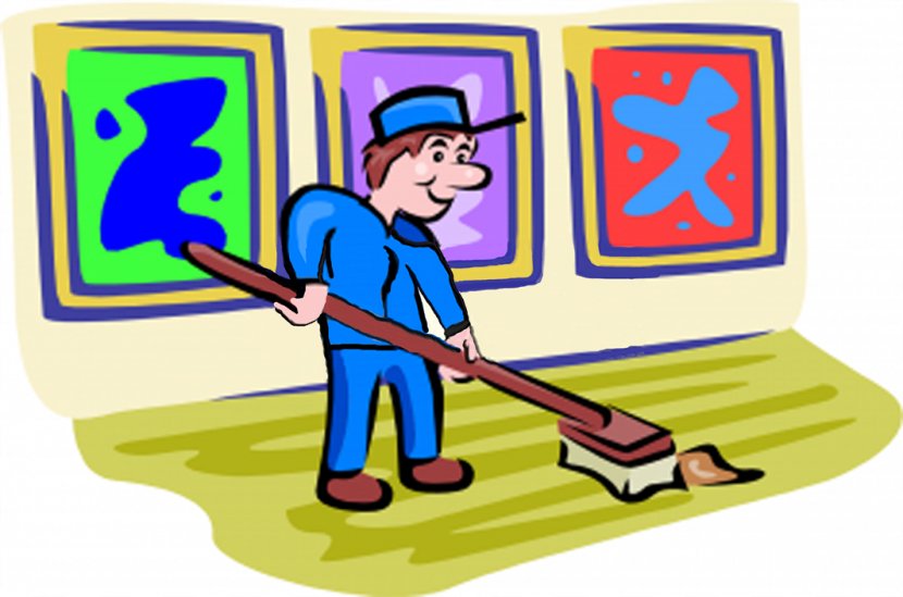 Janitor Student Art Museum Clip - Play - Picture Of Transparent PNG