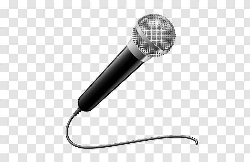 Microphone Drawing Royalty-free - Silhouette - Creative Pull The Spot Free Transparent PNG