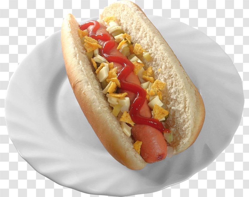 Hot Dog Hamburger Fast Food French Fries Pizza - Dish - Western Transparent PNG