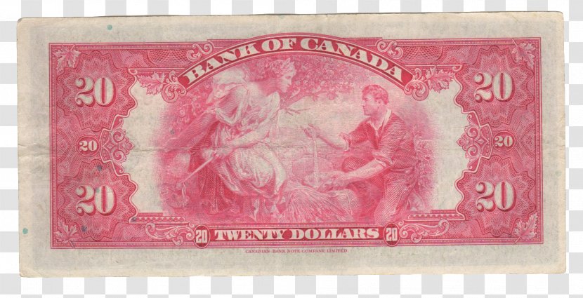 Banknotes Of The Canadian Dollar Bank Canada United States Twenty-dollar Bill - Banknote Transparent PNG