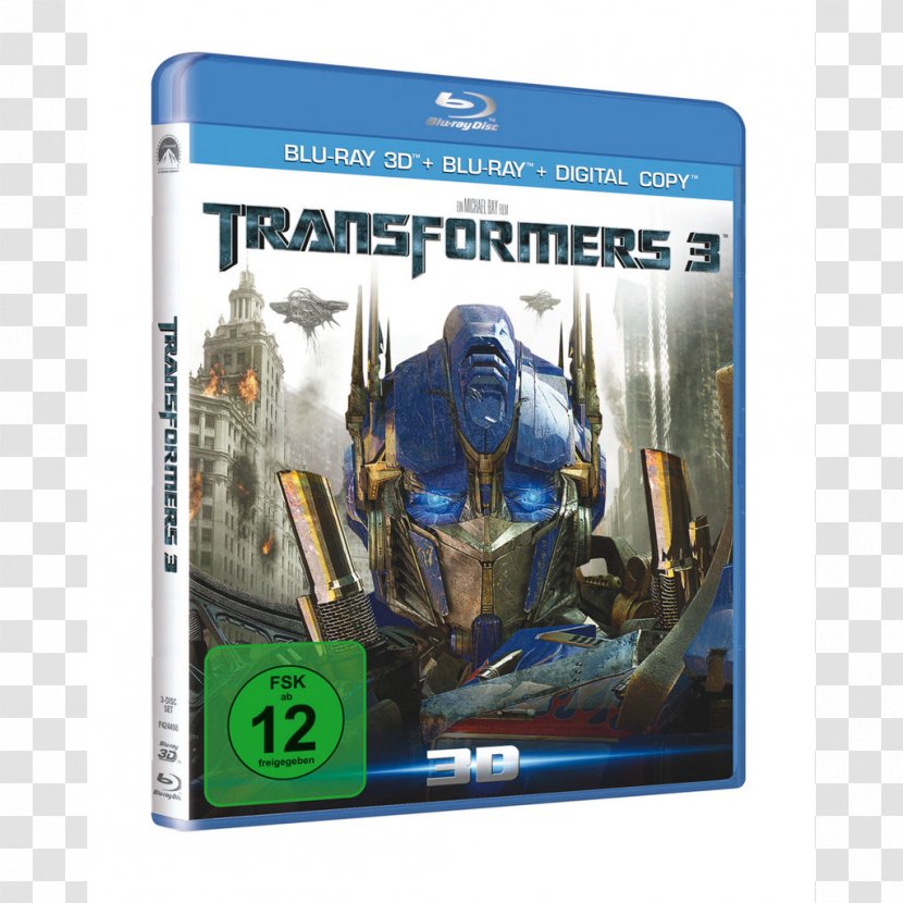 Blu-ray Disc Optimus Prime Transformers DVD Film - Dark Of The Moon - Shia Labeouf Transparent PNG