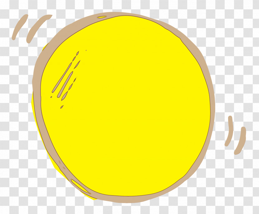 Circle Yellow Font Icon Meter Transparent PNG