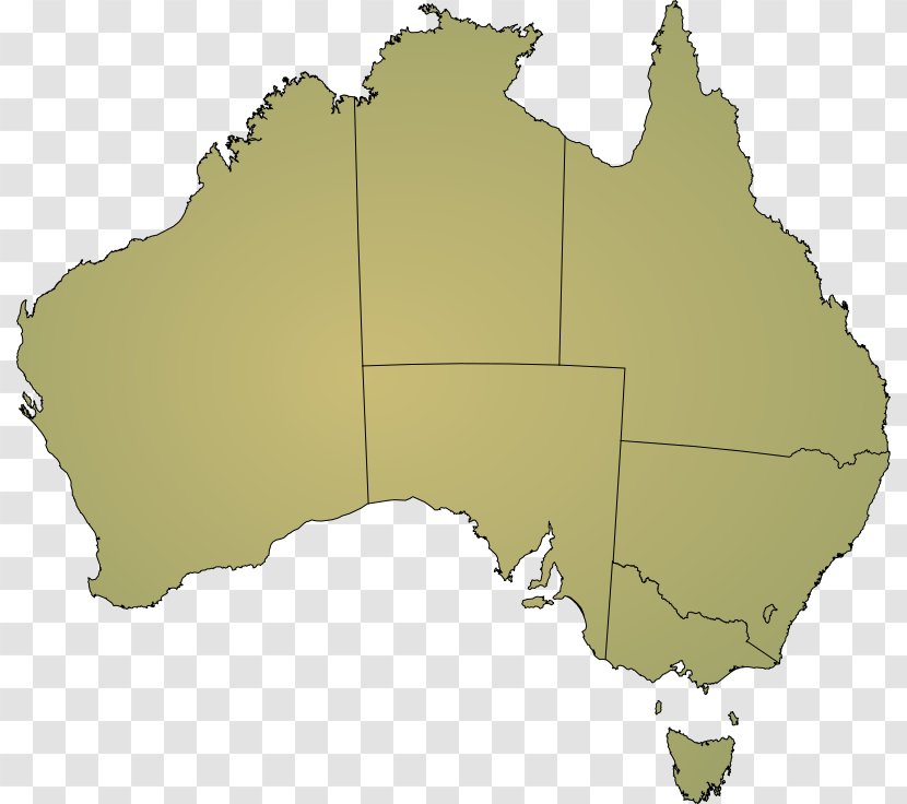 Australia Map Clip Art - Flag Of - Shading Transparent PNG