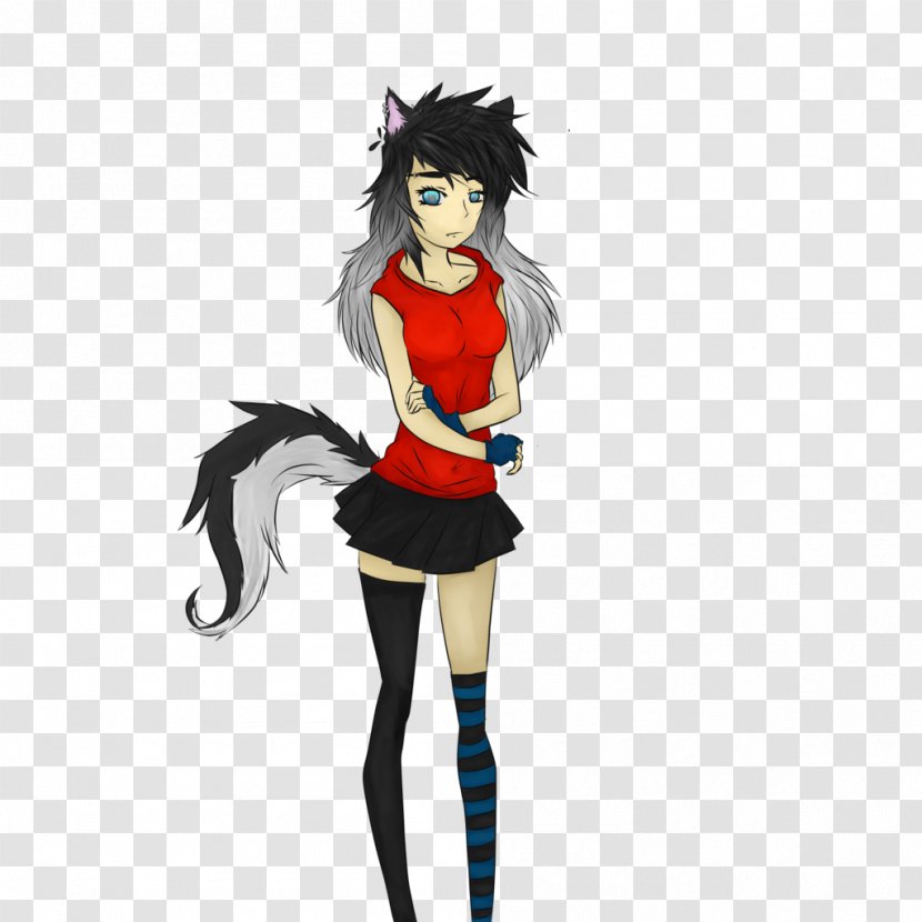 Gray Wolf Drawing Female - Frame - Grils Transparent PNG
