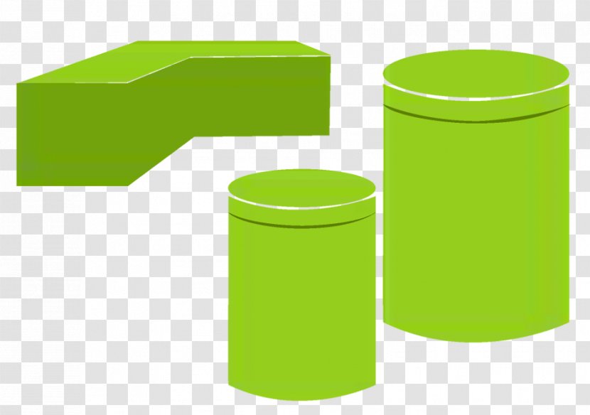 Cylinder Font - Grass - Nuclear Waste Transparent PNG