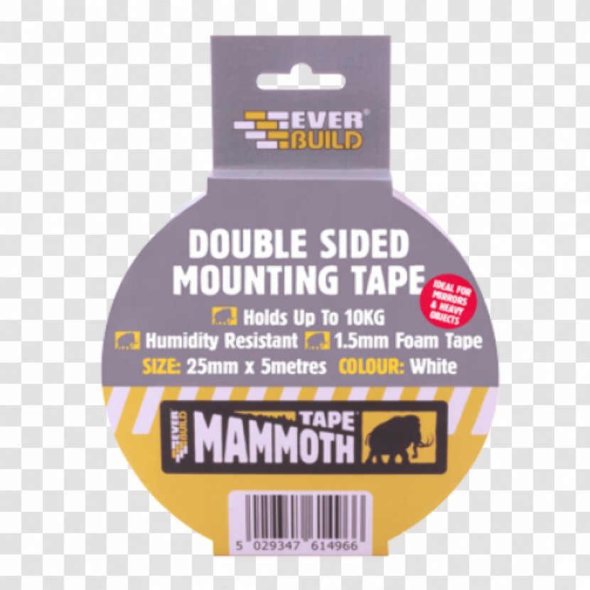 Adhesive Tape Paper Blu Tack Duct - Sealant - Doublesided Transparent PNG