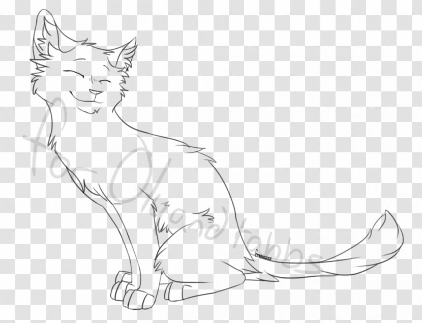 Whiskers Cat Line Art Dog Drawing - Like Mammal Transparent PNG