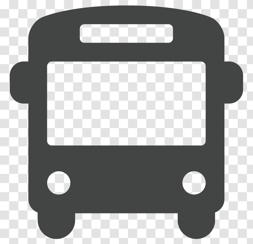 Airport Bus Transport Transit - Black Transparent PNG