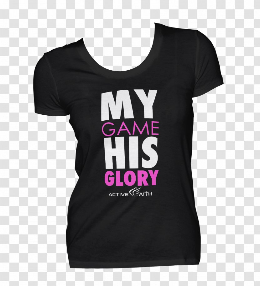 T-shirt Sleeve Woman Spreadshirt - Silhouette - Fear Faith Jesus Transparent PNG