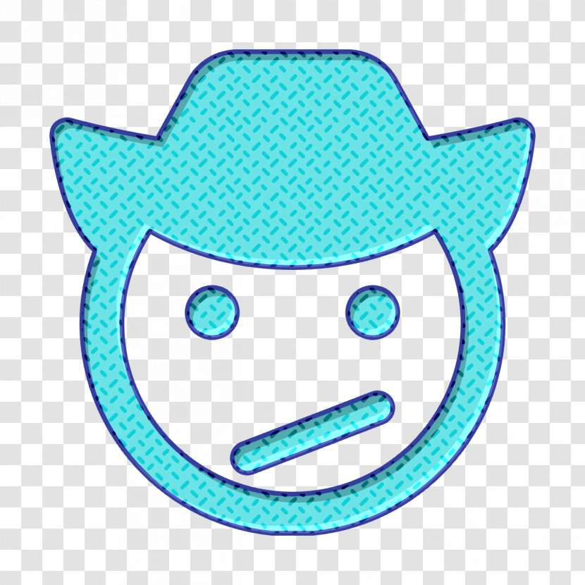 Cowboy Icon Smiley And People Icon Confused Icon Transparent PNG