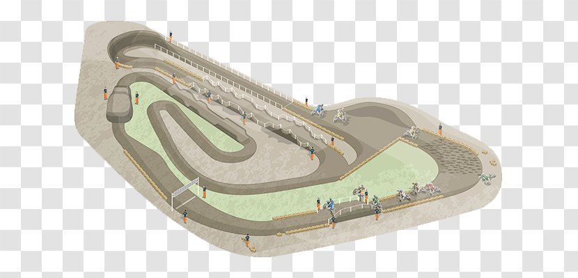 Race Track Stock Illustration Drawing - Structure - Cross Road Transparent PNG