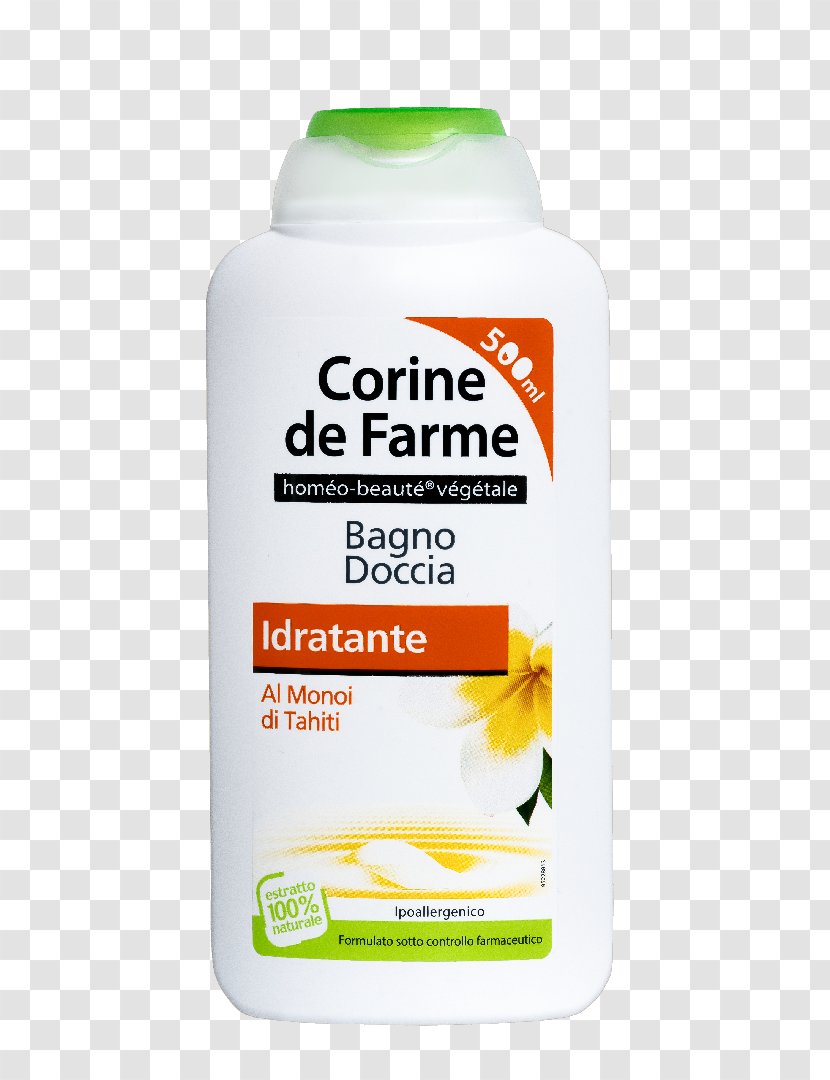 Corine De Farme Douche Soin Protectrice Au Beurre Karite Liquid Shower Gel Shea Butter - Monoi Transparent PNG