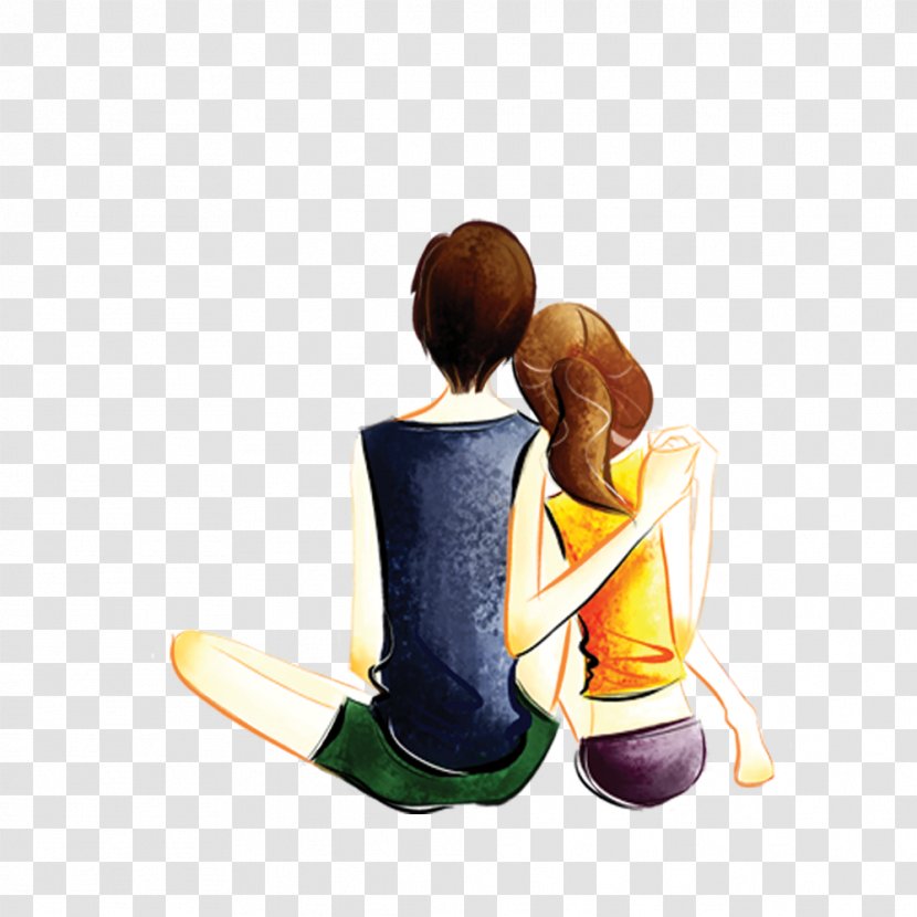 Cartoon - Joint - Happy Lovers Transparent PNG