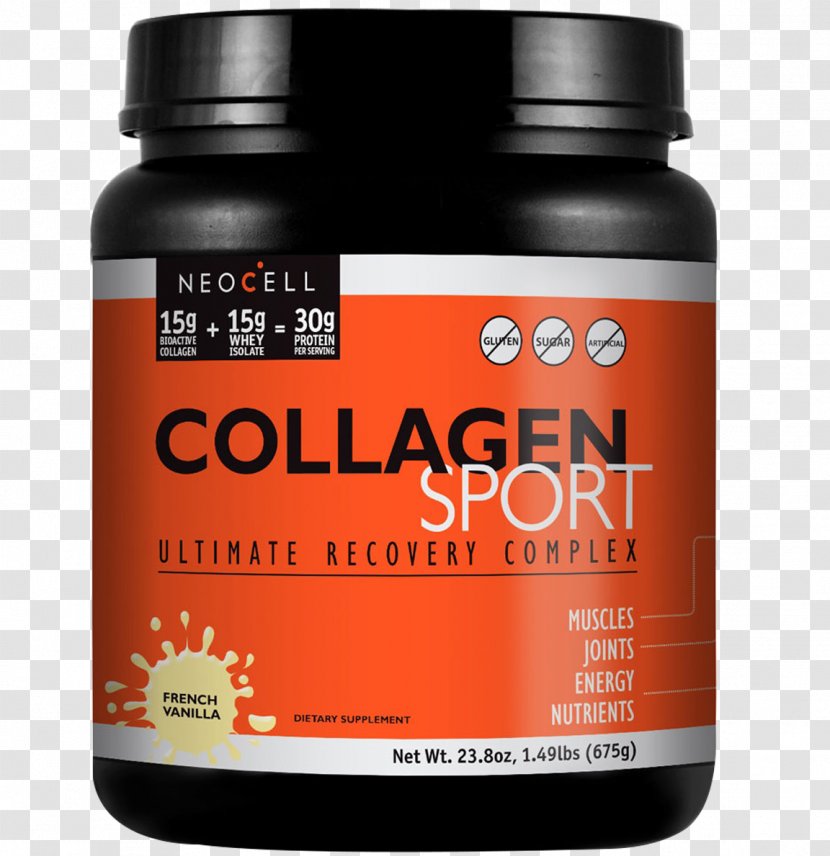 Dietary Supplement Type II Collagen NeoCell Protein - Vanilla Transparent PNG