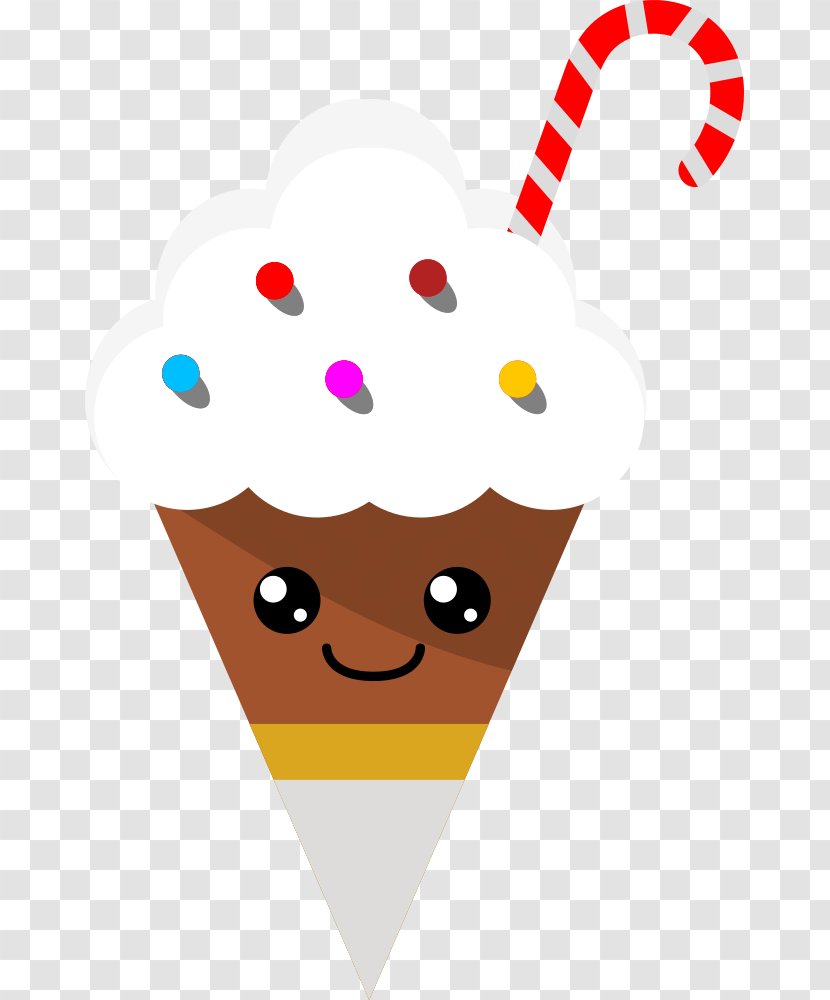 Clip Art Ice Cream Cones Product Line Face - Cone - Holiday Sweets Transparent PNG