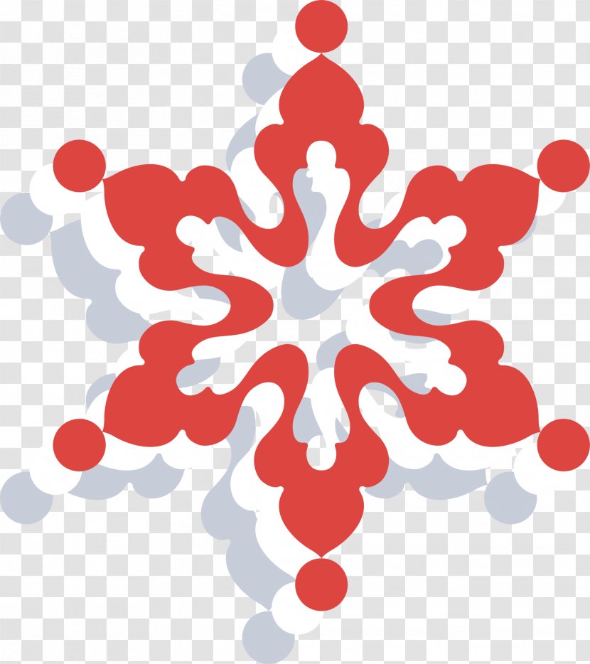Snow Blizzard Winter - Red - Fresh Transparent PNG