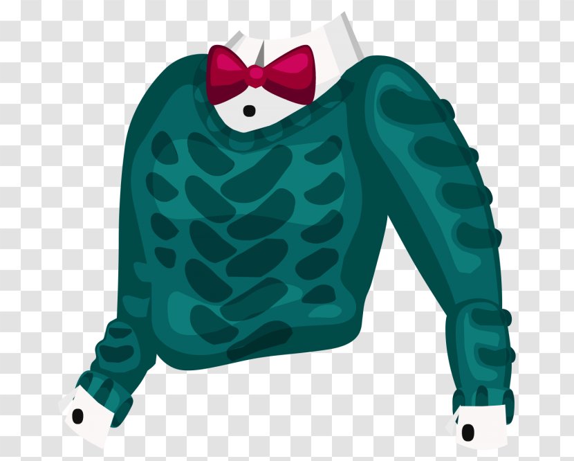 Clothing Sweater Sweatshirt Cardigan - Green - Sleeveless Shirt Transparent PNG