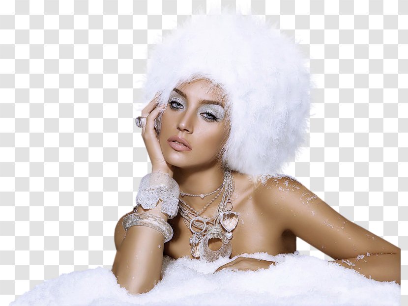 Woman Winter Blog - Wig Transparent PNG