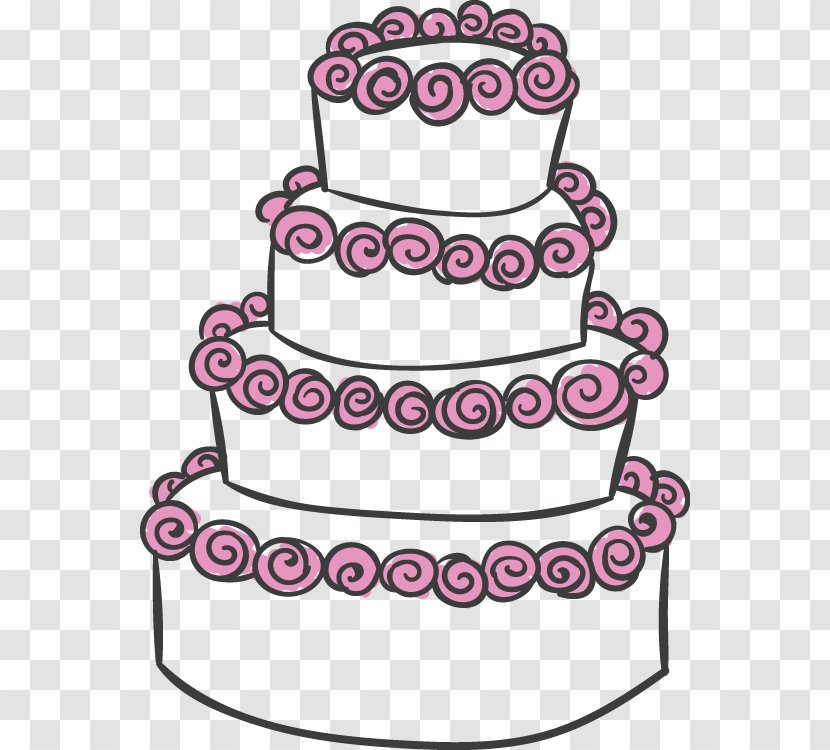 Wedding Cake Clip Art - Sugar - Elements Transparent PNG